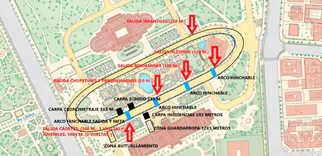 Recorrido de la Zurich Maratón de Sevilla | Sevilla con los peques